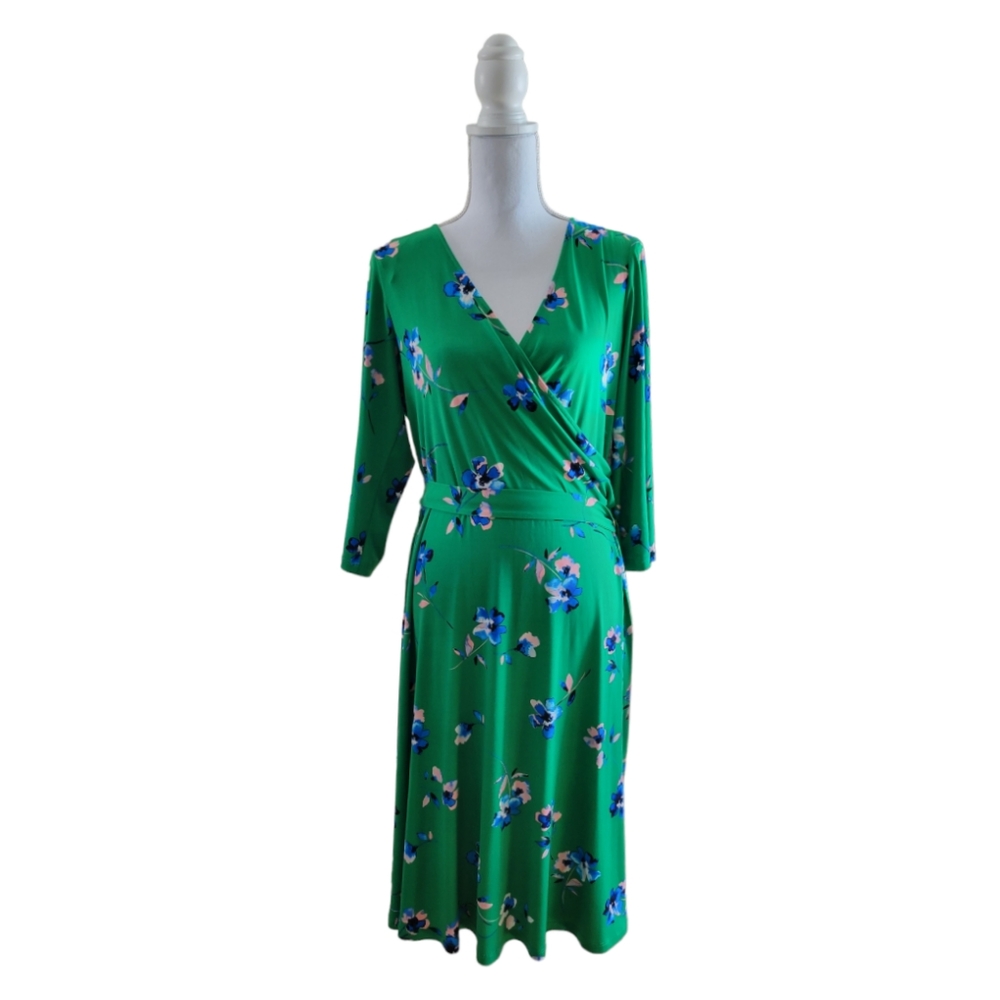 Eliza J Faux Wrap Dress